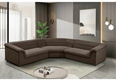 Salon d'Angle Grand Confort Fofino Marron
