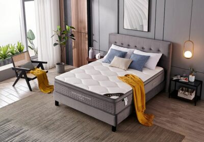 Lit 180x200x33cm Jean-Louis Scherrer BED Gris (HB001)