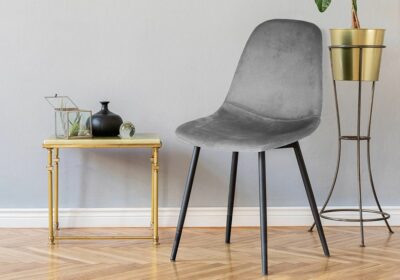 Lot de 6 Chaises Grise Chaises Votre Magasin de Meuble et Électroménager à La Réunion ! 2 Lot de 6 Chaises Grise