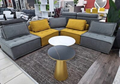 Salon d'Angle Modulable 5 Éléments