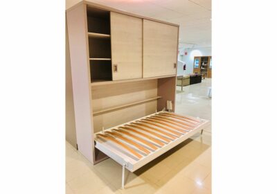 Armoire Lit 140cm Escamotable Horizontal Sans Matelas