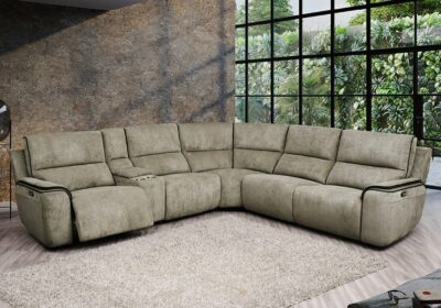 Salon d'Angle 2 Relax Électrique Fossil Dock Bar