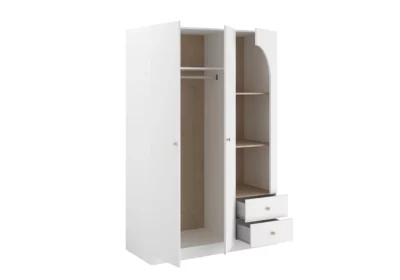 Armoire 3 Portes 2 Tiroirs (Chambre à Coucher Adulte Majorque)