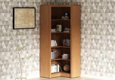 Bibliothèque d'Angle 4 Tablettes Me