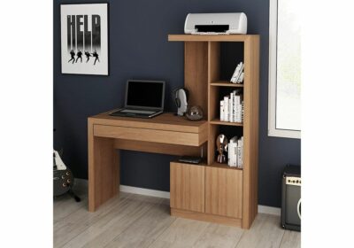 Bureau Compact 2 Portes 1 Tiroir Me