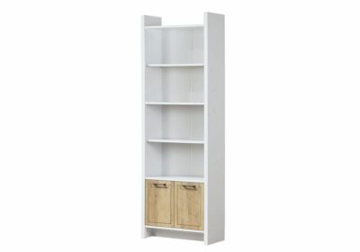 Bibliothèque 2 Portes 3 Étagères Bianca Meubles Votre Magasin de Meuble et Électroménager à La Réunion !