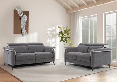 Salon 3+2 avec 2 Relax Électrique et Canapé 2 Places PROMO ! Votre Magasin de Meuble et Électroménager à La Réunion ! 2 commander salon savannah 974 réunion