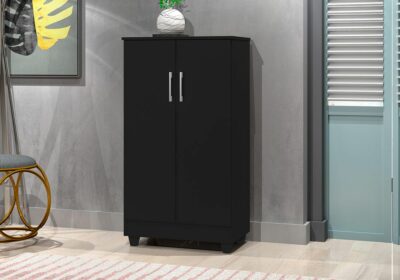Armoirette 2 Portes Smart Noir Armoires, Commodes & Chevets Votre Magasin de Meuble et Électroménager à La Réunion ! 2 acheter armoirette st pierre réunion 974