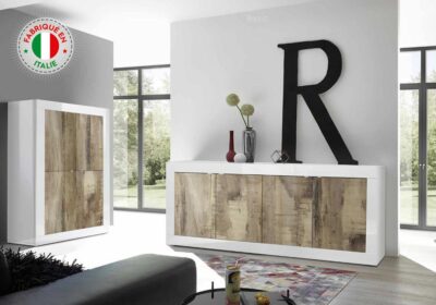 Enfilade 4 Portes (Collection Maddi Blanc/Pero)