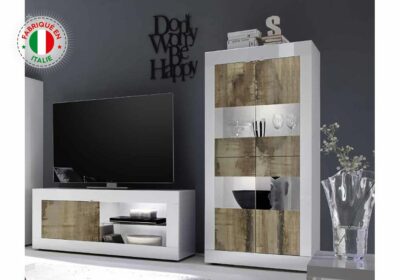 Argentier 4 Portes (Collection Maddi Blanc/Pero)