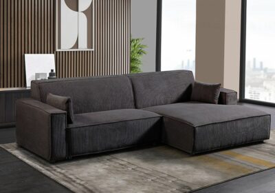 Salon d'Angle Design Gris