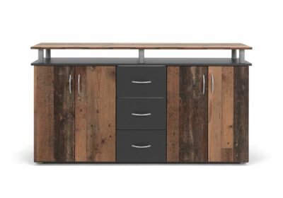 Bahut Bas 4 Portes 3 Tiroirs Nevada Meubles Votre Magasin de Meuble et Électroménager à La Réunion ! 2 acheter bahut bas st pierre réunion 974