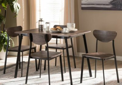 Ensemble Table à Manger avec 4 Chaises Pax