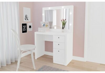 Coiffeuse 3 Tiroirs Armoires, Commodes & Chevets Votre Magasin de Meuble et Électroménager à La Réunion ! 2 acheter coiffeuse ste réunion 974