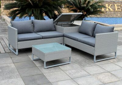 Salon de Jardin avec Table de Coin Coffre Julie Jardins & Terrasses Votre Magasin de Meuble et Électroménager à La Réunion ! 3 Salon de Jardin avec Table de Coin Coffre Julie