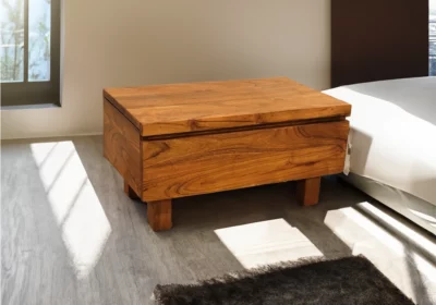 Chevet 1 Tiroir (Collection Poutre) Armoires, Commodes & Chevets Votre Magasin de Meuble et Électroménager à La Réunion ! 2 Chevet 1 Tiroir (Collection Poutre)