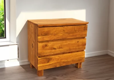 Commode 3 Tiroirs (Collection Poutre) Armoires, Commodes & Chevets Votre Magasin de Meuble et Électroménager à La Réunion ! 3 Commode 3 Tiroirs (Collection Poutre)