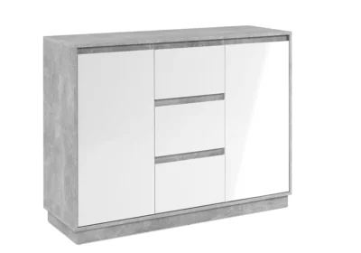 Meuble de Rangement 2 Portes 3 Tiroirs (Collection Phoenix)