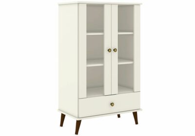 Vitrine 2 Portes 1 Tiroir Scandinave Meubles Votre Magasin de Meuble et Électroménager à La Réunion ! 2 acheter vitrine ste suzanne réunion 974