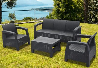 Salon de Jardin Canapé 3 Places avec 2 Fauteuils et Table Jardins & Terrasses Votre Magasin de Meuble et Électroménager à La Réunion ! 3 acheter salon de jardin st denis réunion 974