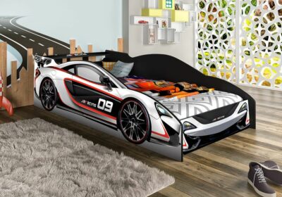 Lit 90x190cm Racing Rouge Chambres Enfant Votre Magasin de Meuble et Électroménager à La Réunion ! 2 Lit 90x190cm Racing Rouge