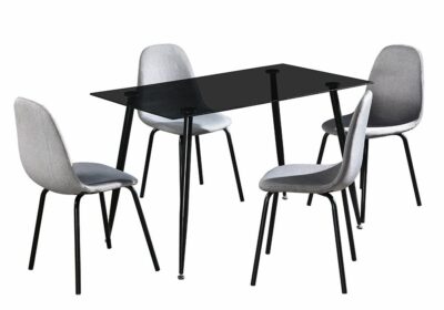Ensemble Table de Repas avec 4 Chaises Stone PROMO ! Votre Magasin de Meuble et Électroménager à La Réunion ! 3 acheter ensemble table st pierre 974 réunion