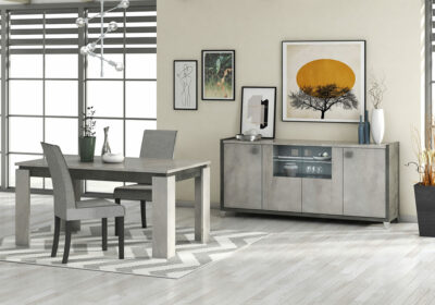 Table à Manger Rectangulaire 4 Pieds avec Allonge (Collection Hilton) PROMO ! Votre Magasin de Meuble et Électroménager à La Réunion ! 2 Table à Manger Rectangulaire 4 Pieds avec Allonge (Collection Hilton)