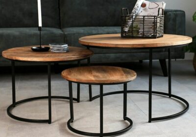 Lot de 3 Tables Gigogne