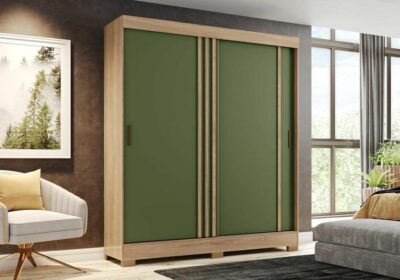 Armoire 2 Portes Coulissantes Réversibles Armoires, Commodes & Chevets Votre Magasin de Meuble et Électroménager à La Réunion ! 2 Armoire 2 Portes Coulissantes Réversibles