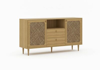 Bahut Bas 2 Portes 2 Tiroirs (Collection Woven) Meubles Votre Magasin de Meuble et Électroménager à La Réunion ! 3 commander bahut bas quartier français réunion 974