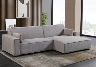 Salon d'Angle Design Gris