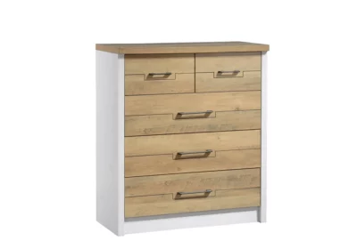 Commode 5 Tiroirs (Collection Bianca) Les Armoires, Commodes & Chevets Les meubles qu'on aime !