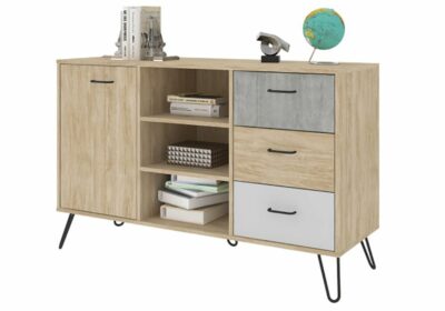 Meuble 1 Porte + 3 Tiroirs Cedro Armoires, Commodes & Chevets Votre Magasin de Meuble et Électroménager à La Réunion ! 3 commander meuble quartier français réunion 974