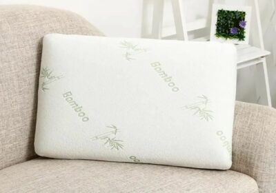 Oreiller en Mousse à Mémoire Tissus Bambou 60x40cm