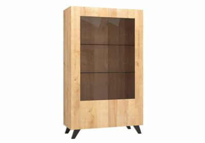 Vitrine 2 Portes avec LED (Collection Valdi)
