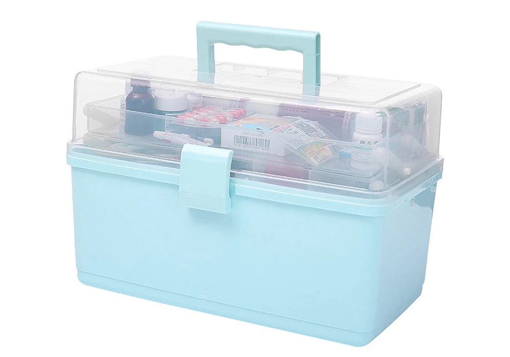 RMAN® Lot De 4 Boite Rangement Plastique Avec Couvercle 15L Avec Poignée Empilable Pour Chambre, Salle De Bain, Cuisine, Bureau - Blanc Crème
