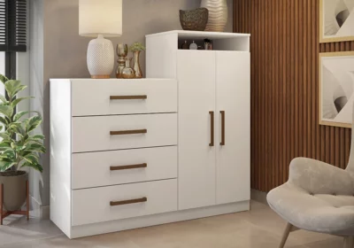 Commode 4 Tiroirs 2 portes Aurea Armoires, Commodes & Chevets Votre Magasin de Meuble et Électroménager à La Réunion ! 3 acheter armoire commode sainte suzanne 974 reunion