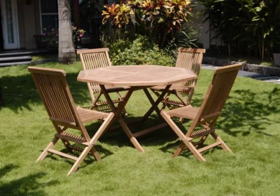 acheter table en teck avec chaises sainte suzanne 974 reunion