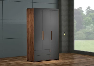 Armoire 3 Portes 2 Tiroirs (Collection Alylla) Armoires, Commodes & Chevets Votre Magasin de Meuble et Électroménager à La Réunion ! 2 commander armoire saint louis 974 reunion