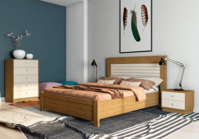 Lit 160x200cm (Collection Munique) Chambres à Coucher Votre Magasin de Meuble et Électroménager à La Réunion ! 2 Lit 160x200cm (Collection Munique)