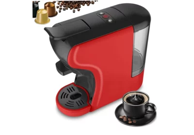 Cafetière 4en1 Multidosettes + Café Moulu Chaud et Froid