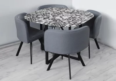 Ensemble Table avec 4 Tabourets Simply