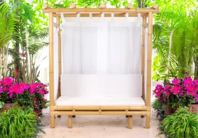 Canapé 3 Places en Bambou Bali Jardins & Terrasses Votre Magasin de Meuble et Électroménager à La Réunion ! 5 Lit Balinais d'Extérieur