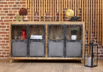 Buffet 4 Portes (Collection Phoenix) Bois de Manguier Votre Magasin de Meuble et Électroménager à La Réunion !