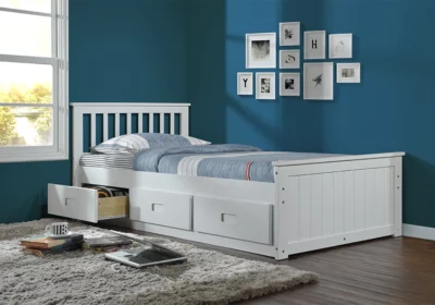 Lit Enfant avec Toboggan Sasa 90x190cm Chambres Enfant Votre Magasin de Meuble et Électroménager à La Réunion ! 5 Lit 90x190cm avec 3 Tiroirs Mosselle