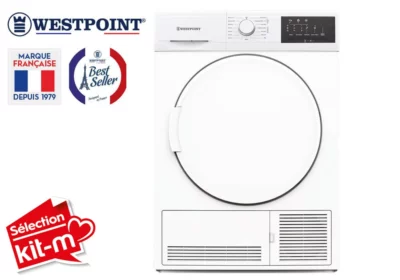 Sèche-Linge 7kg Condensation Westpoint (WDI719EC) Électroménager Votre Magasin de Meuble et Électroménager à La Réunion ! 2 Sèche-Linge 7kg Condensation Westpoint (WDI719EC)
