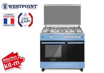 Cuisinière Butanette 5 Feux Bleu Westpoint (WCLR9650G6BOBLEU)