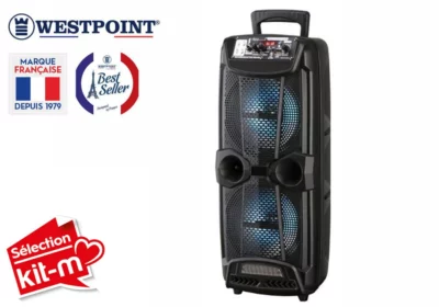 Enceinte Bluetooth Lumineuse 800W Westpoint (WTSO-6221.R)