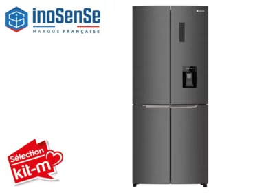 Combiné 4 Portes 390L InoSense Électroménager Votre Magasin de Meuble et Électroménager à La Réunion ! 3 Combiné 4 Portes 390L InoSense