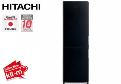 Réfrigérateur Combiné 2 Portes 330L Verre Noir Hitachi (RBG411PRU0) Électroménager Votre Magasin de Meuble et Électroménager à La Réunion ! 3 acheter réfrigérateur savannah réunion 974